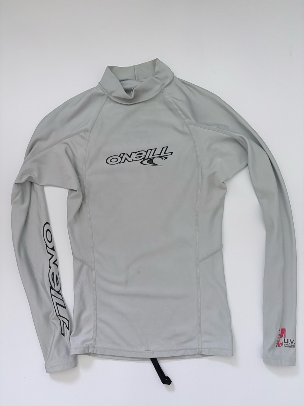 O'Neill XS Light Gray Long Sleeve Rash Guard